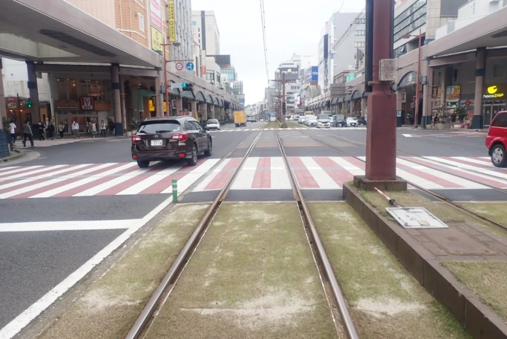 鹿児島市交通局併用軌道横断歩道舗装改修工事（その１）