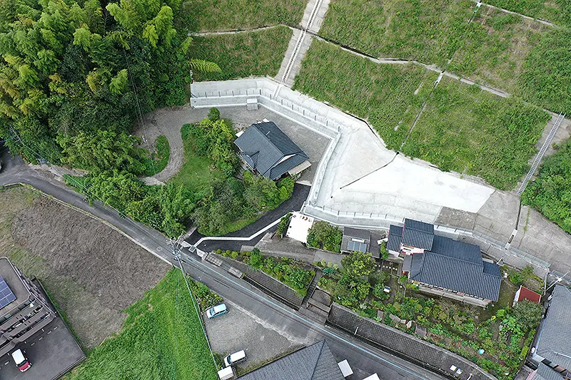 急傾斜地崩壊対策工事（田上１０地区R４－１工区）