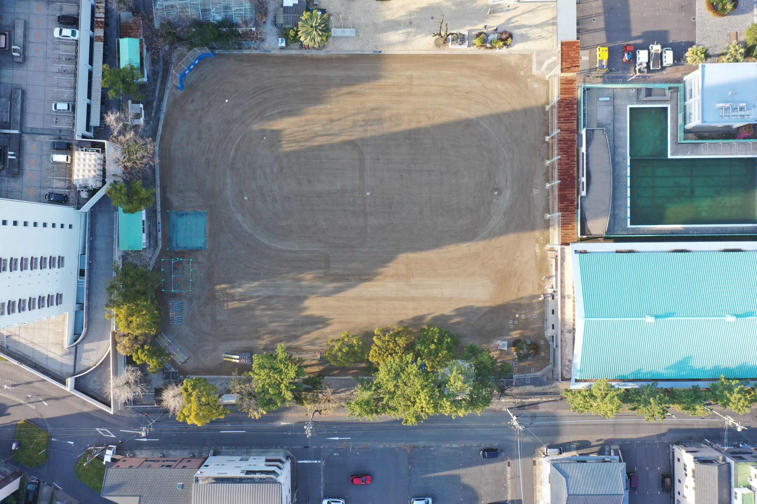松原小学校校庭整備工事