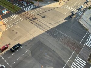 騎射場交差点の改良工事について